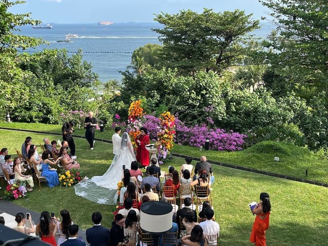 Garden Solemnisation & Straits Ballroom@Sofitel Sentosa
